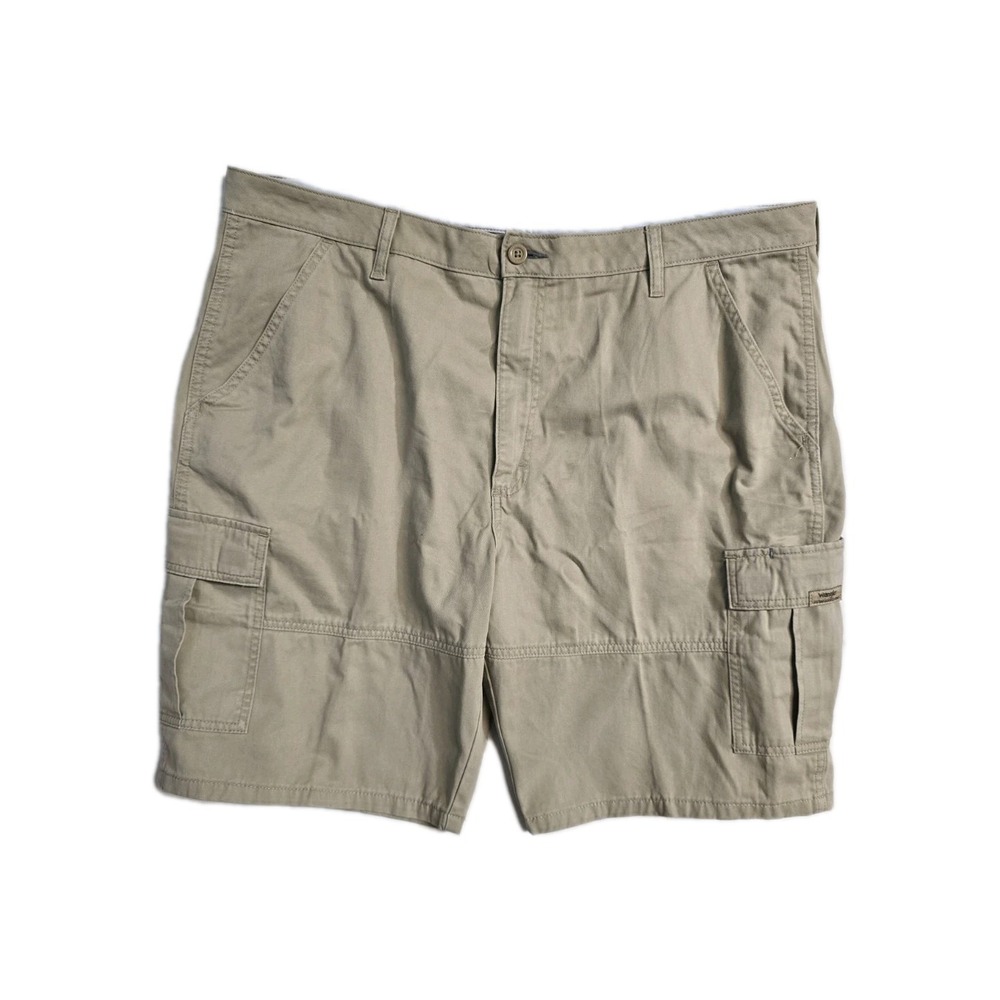 wrangler cargo shorts 40 Beige Cotton Relaxed Fit NWT